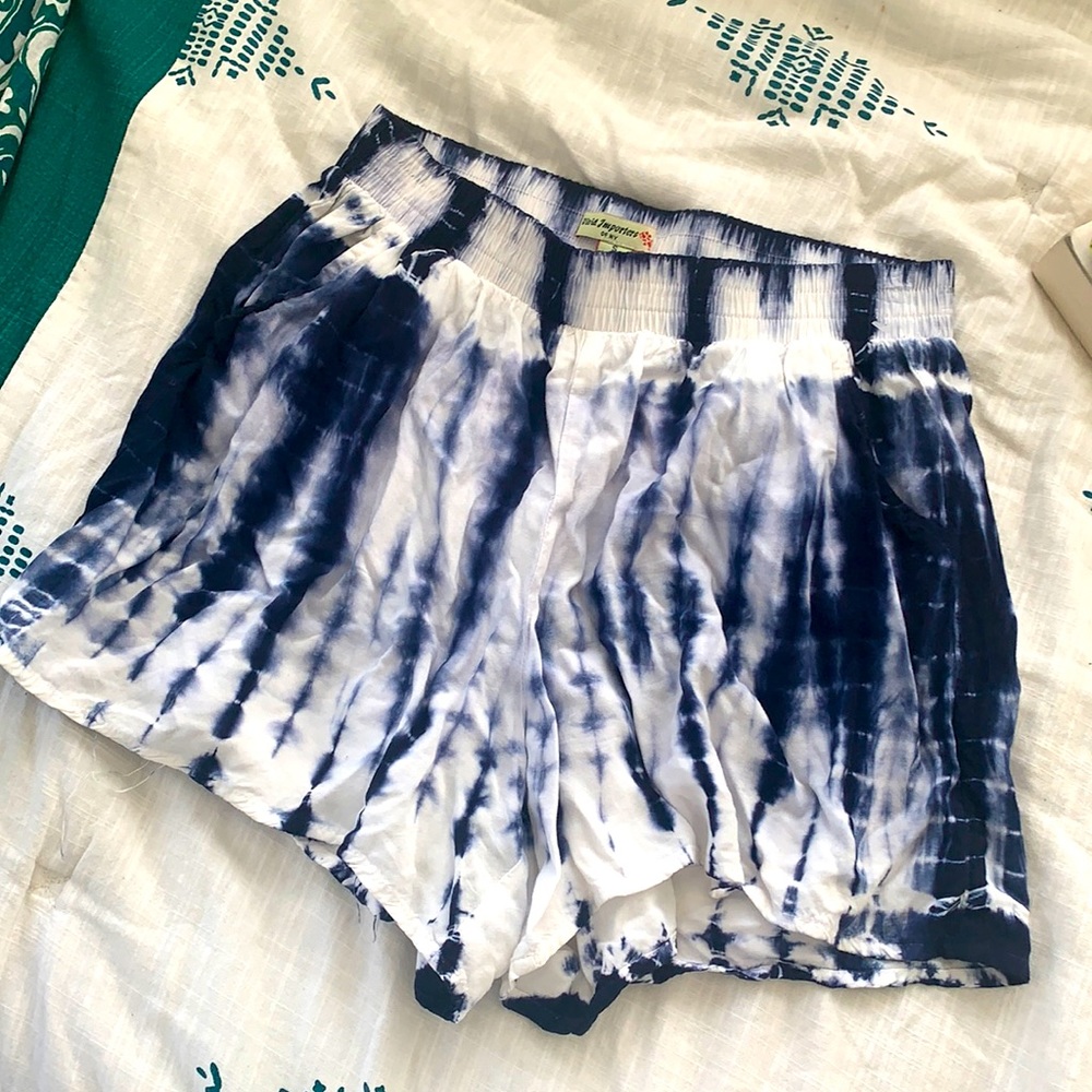 Tie dye shorts